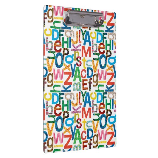 Eric Carle | Alfabet Pattern Letters Klembord (Rechts)