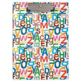 Eric Carle | Alfabet Pattern Letters Klembord (Voorkant)