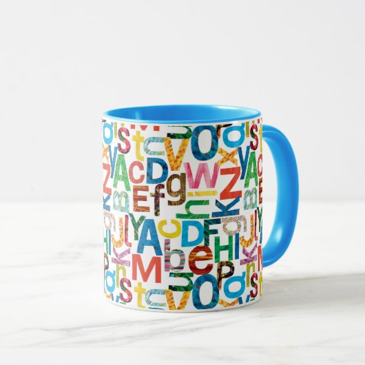 Eric Carle | Alfabet Pattern Letters Mok (Voorkant rechts)