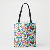 Eric Carle | Alfabet Pattern Letters Tote Bag (Voorkant)