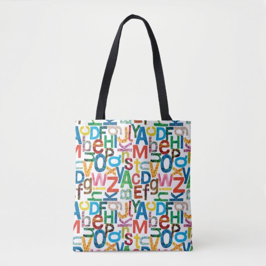 Eric Carle | Alfabet Pattern Letters Tote Bag (Voorkant)