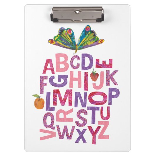 Eric Carle | Alphabet Butterfly Pattern Klembord (Voorkant)