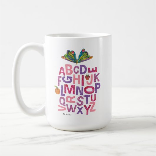 Eric Carle | Alphabet Butterfly Pattern Koffiemok (Links)