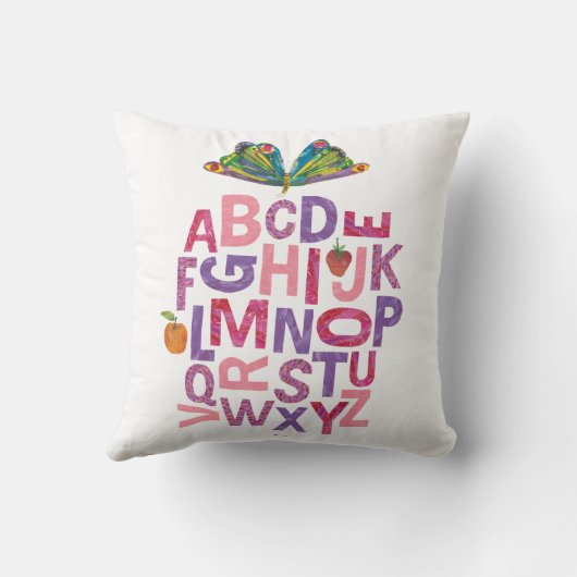 Eric Carle | Alphabet Butterfly Pattern Kussen (Achterkant)