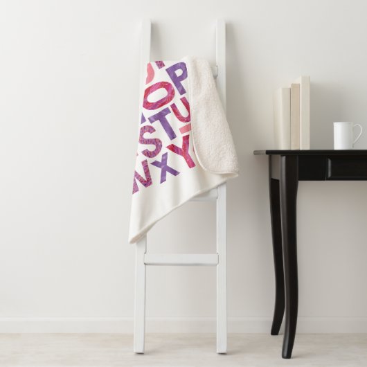 Eric Carle | Alphabet Butterfly Pattern Sherpa Deken (In situ)