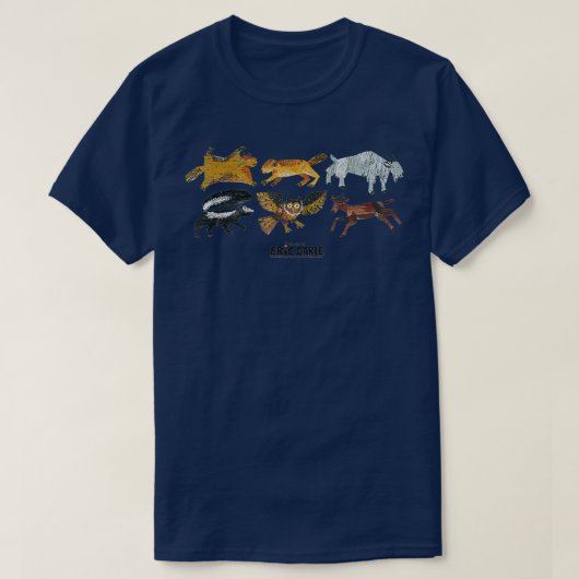 Eric Carle Animal Illustraties T-shirt (Design voorkant)