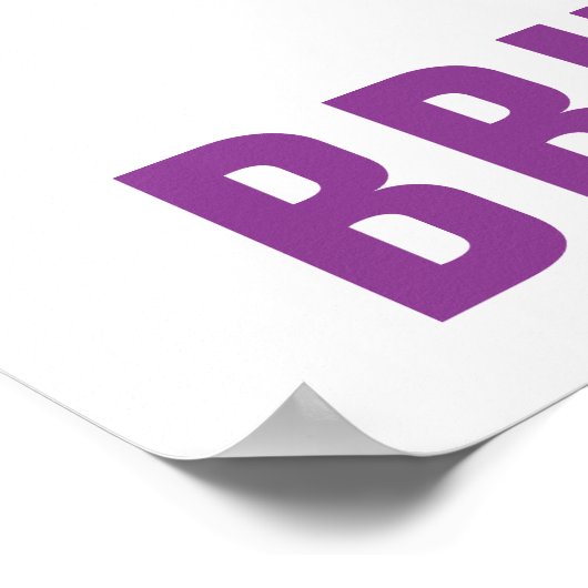 Eric Carle | B is bestemd voor vlinder Poster (Hoek)