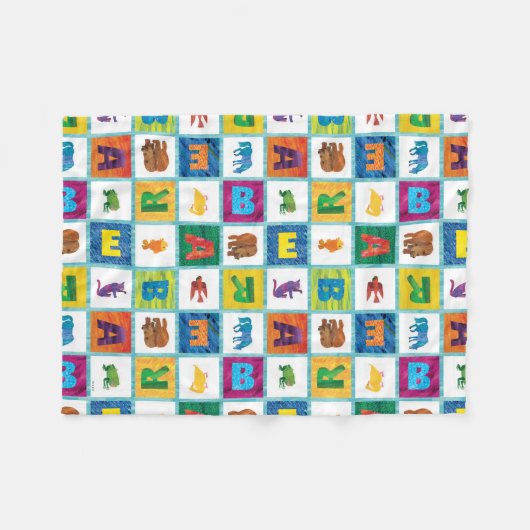 Eric Carle | B staat voor Beer Fleece Deken (Voorkant (Horizontaal))
