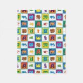 Eric Carle | B staat voor Beer Fleece Deken (Voorkant)