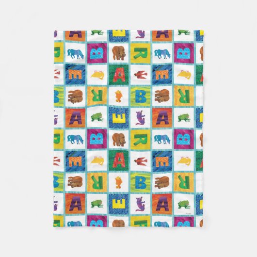 Eric Carle | B staat voor Beer Fleece Deken (Voorkant)