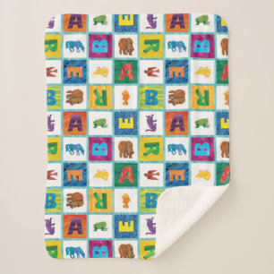Eric Carle B staat voor Beer Sherpa Deken