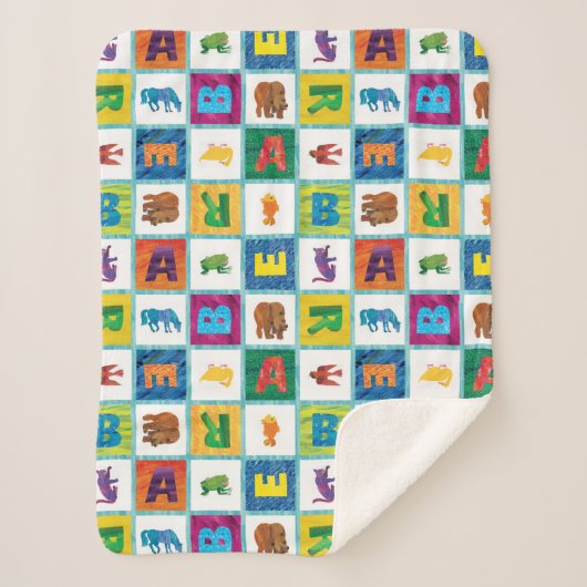 Eric Carle | B staat voor Beer Sherpa Deken (Voorkant)