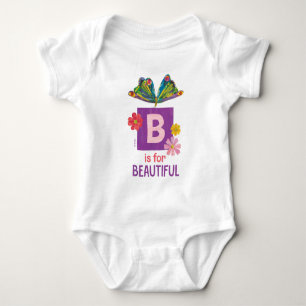 Eric Carle B staat voor Butterfly Romper