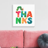 Eric Carle | Bedankt Caterpillar Canvas Afdruk (Insitu (Woonkamer))