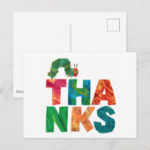 Eric Carle | Bedankt Rups Briefkaart (Voorkant / Achterkant)