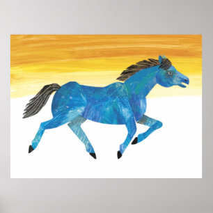 Eric Carle - Blauwe Paard Kinderen Poster