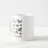 Eric Carle | Bosvrienden gelukkig samen Koffiemok (Voorkant links)