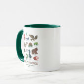 Eric Carle | Bosvrienden gelukkig samen Mok (Voorkant links)