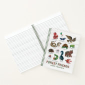 Eric Carle | Bosvrienden gelukkig samen Notitieboek (Binnen)