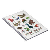 Eric Carle | Bosvrienden gelukkig samen Notitieboek (Rechterzijde)