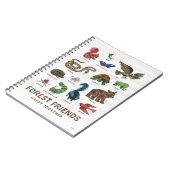 Eric Carle | Bosvrienden gelukkig samen Notitieboek (Linkerzijde)