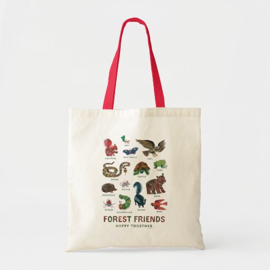 Eric Carle | Bosvrienden gelukkig samen Tote Bag (Voorkant)