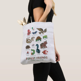 Eric Carle   Bosvrienden gelukkig samen Tote Bag