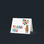 Eric Carle | Bruin Beer - boer Happy Birthday Bedankkaart<br><div class="desc">Show je dankbaarheid op een charmante en kleurrijke manier met de Eric Carle Beary Birthday Thank You Card! Geïnspireerd door Eric Carle's geliefde Brown Beer, Brown Beer, What Do You See?, is deze prachtige kaart voorzien van het iconische bruine beer, geaccentueerd met levendige, speelse design en vrolijke "Thank You" -tekst....</div>