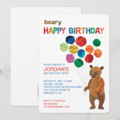 Eric Carle | Bruin Beer - boer Happy Birthday Kaart (Voorkant / Achterkant)