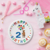 Eric Carle | Bruin Beer - boer Happy Birthday Papieren Bordje (Feest)