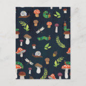 Eric Carle | Bugs en paddenstoelen patroon Briefkaart (Voorkant)