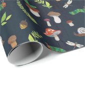 Eric Carle | Bugs en paddenstoelen patroon Cadeaupapier (Rol Hoek)