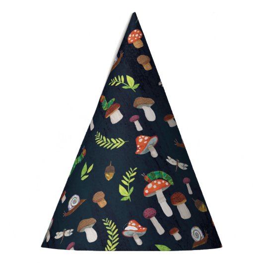 Eric Carle | Bugs en paddenstoelen patroon Feesthoedjes (Links)