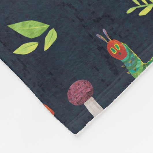 Eric Carle | Bugs en paddenstoelen patroon Fleece Deken (Hoek)