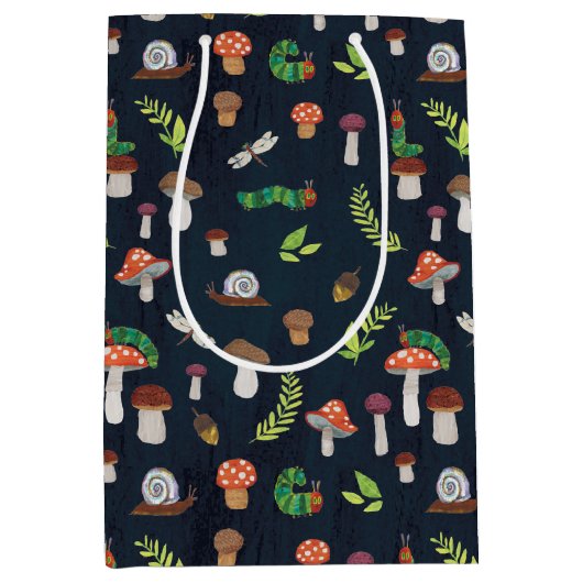 Eric Carle | Bugs en paddenstoelen patroon Medium Cadeauzakje (Voorkant)