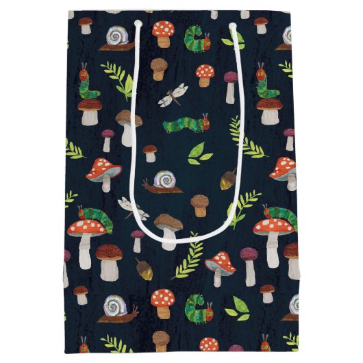 Eric Carle | Bugs en paddenstoelen patroon Medium Cadeauzakje (Achterkant)