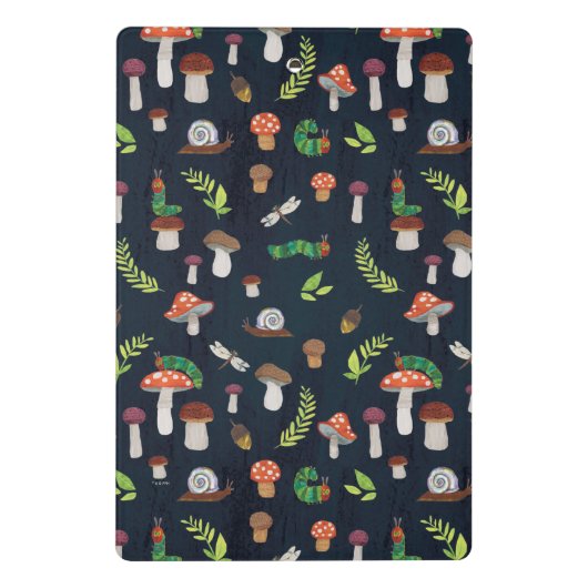 Eric Carle | Bugs en paddenstoelen patroon Mini Klembord (Achterkant)