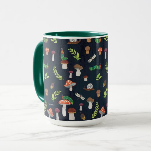 Eric Carle | Bugs en paddenstoelen patroon Mok (Voorkant links)