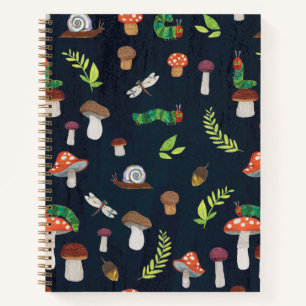 Eric Carle   Bugs en Paddenstoelen Patroon Notitieboek