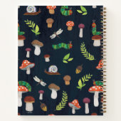 Eric Carle | Bugs en paddenstoelen patroon Notitieboek (Achterkant)
