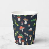 Eric Carle | Bugs en paddenstoelen patroon Papieren Bekers (Achterkant)