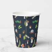 Eric Carle | Bugs en paddenstoelen patroon Papieren Bekers (Rechts)