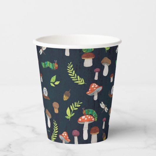 Eric Carle | Bugs en paddenstoelen patroon Papieren Bekers (Voorkant)