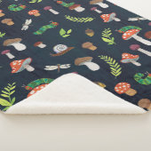 Eric Carle | Bugs en paddenstoelen patroon Sherpa Deken (3/4)