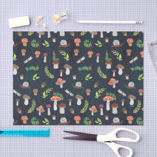 Eric Carle | Bugs en paddenstoelen patroon Tissuepapier (Craft)