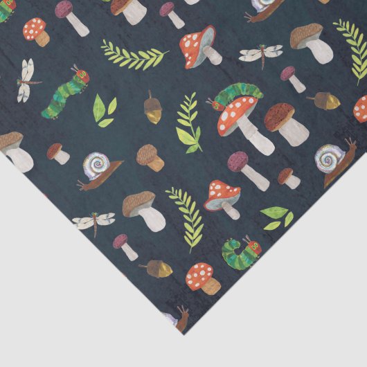 Eric Carle | Bugs en paddenstoelen patroon Tissuepapier (Detail)