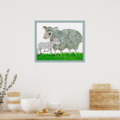 Eric Carle - carleeric-sheep-sj-artfond Poster (Keuken)