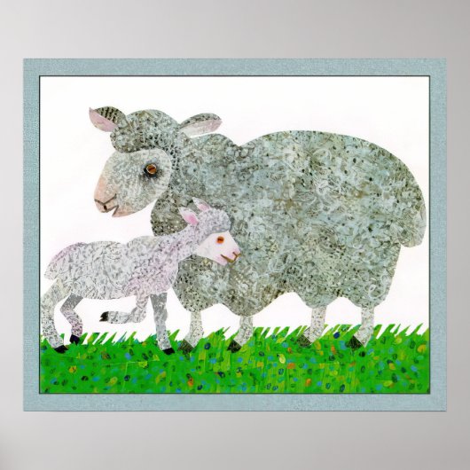 Eric Carle - carleeric-sheep-sj-artfond Poster (Voorkant)
