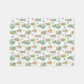 Eric Carle | Caterpillar, Cactus en Butterfly Pa Fleece Deken (Voorkant (Horizontaal))