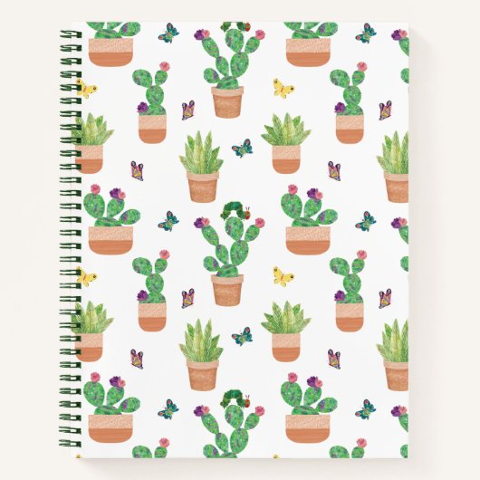 Eric Carle | Caterpillar, Cactus en Butterfly Pa Notitieboek (Voorkant)